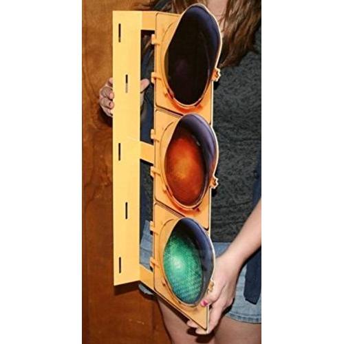 Large Stop Light/Traffic Light Double Sided Metal Wall Sign - 24" x 12"-SR1 Performance
