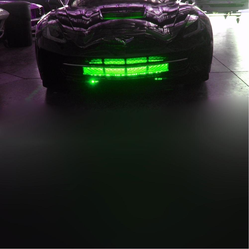 Corvette - Front Grille LED Lighting Kit : C7 Stingray, Z51, Z06 (Red / Super Bright)-SR1 Performance