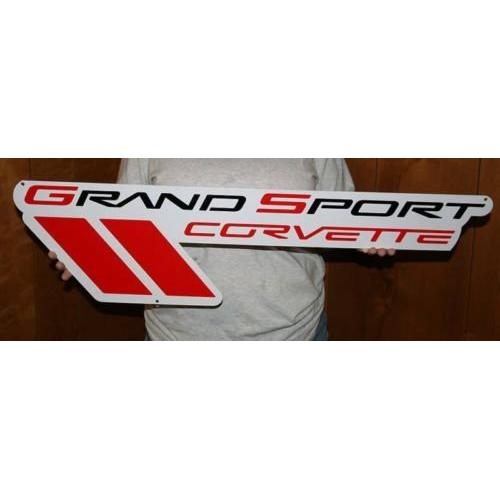 Corvette Metal Sign Grand Sport C6-SR1 Performance