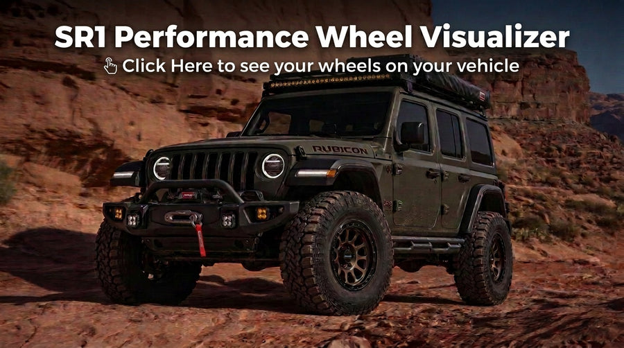 SR1 Performance Wheel Visualizer. Click here to see your wheels on your vehicle.